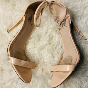 Cream Strap Heels